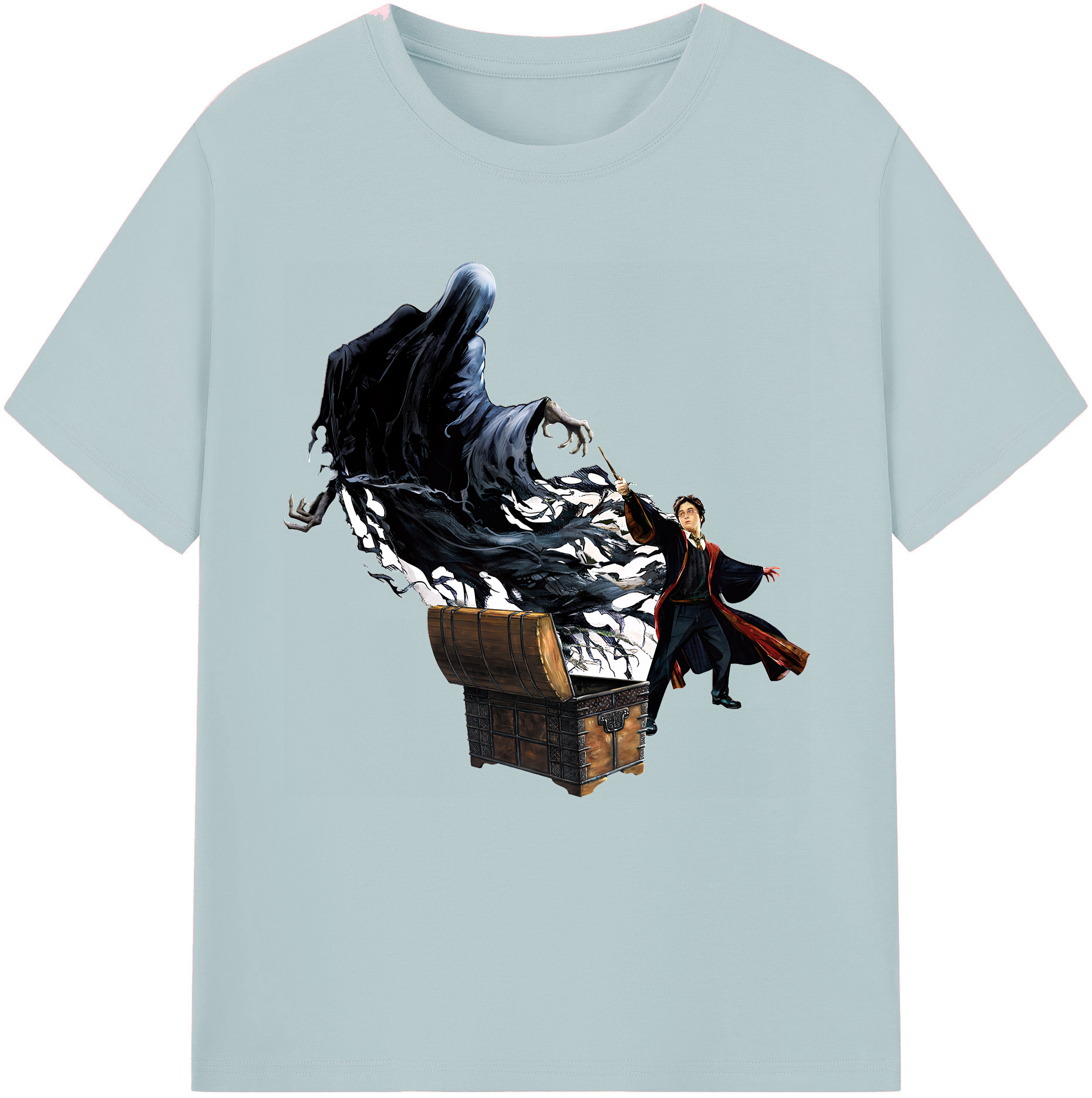 （画像用） Harry Potter ハリー・ポッターシリーズ 綿100％半袖Tシャツ（フロントプリント）